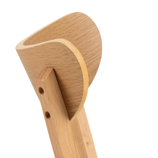 Krzesło drewniane SOREN naturalne drewno - Zdjęcie 5