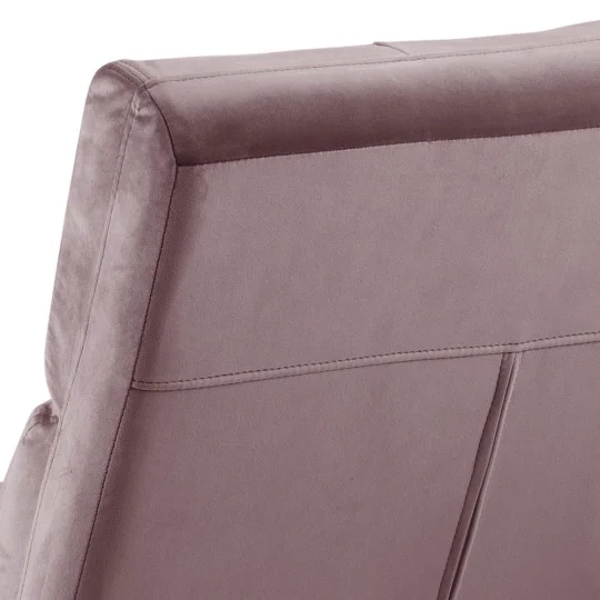Fotel tapicerowany LILA różowy - Zdjęcie 5