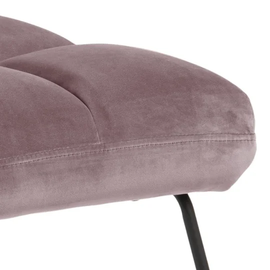 Fotel tapicerowany LILA różowy - Zdjęcie 7