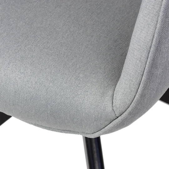 Krzesło tapicerowane ARTEVIA szare - Zdjęcie 5