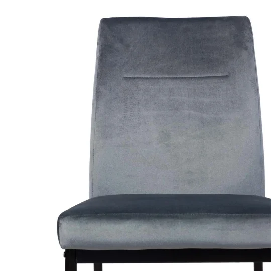 Krzesło tapicerowane ADAM ciemnoszare - Zdjęcie 3