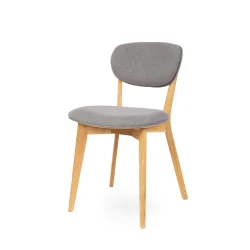 Krzesło drewniane MALUMA szare