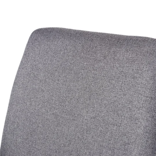 Krzesło tapicerowane SIERRA jasnoszare - Zdjęcie 4