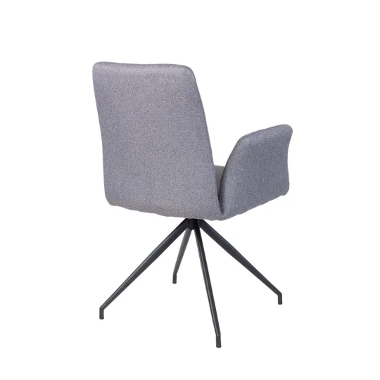 Krzesło tapicerowane SIERRA jasnoszare - Zdjęcie 9