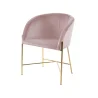 Krzesło tapicerowane NINA różowe