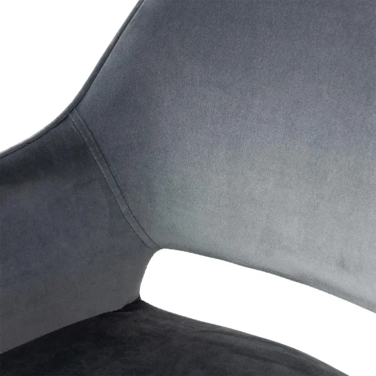 Krzesło tapicerowane ROMA ciemnoszare - Zdjęcie 5
