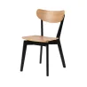 Krzesło drewniane SOREN drewniany/czarny