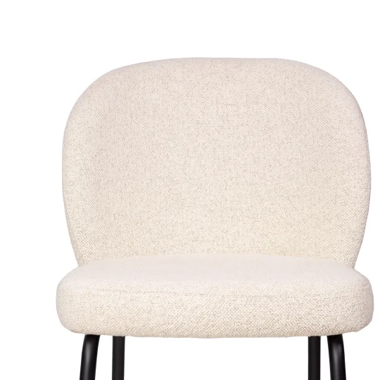 Krzesło tapicerowane GEMINI ecru - Zdjęcie 2