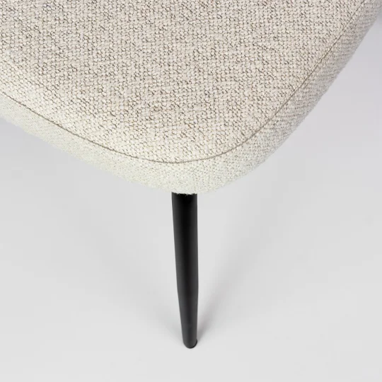 Krzesło tapicerowane GEMINI ecru - Zdjęcie 5
