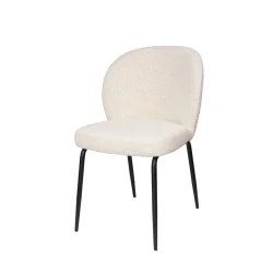 Krzesło tapicerowane GEMINI ecru