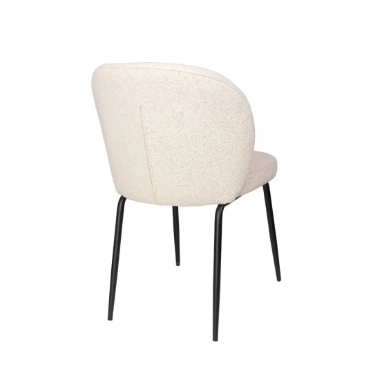Krzesło tapicerowane GEMINI ecru - Zdjęcie 4