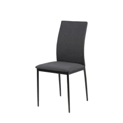 Krzesło tapicerowane LEXI ciemnoszare