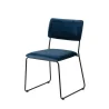 Krzesło tapicerowane SABRINA niebieskie