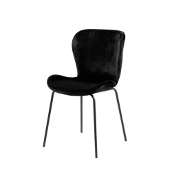 Krzesło tapicerowane DAX czarne