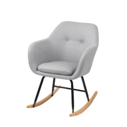 Krzesło bujane ALDO jasnoszare