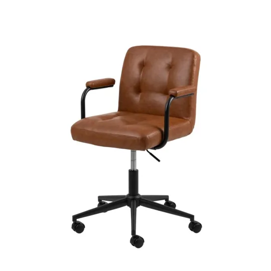 Krzesło biurowe JAX brązowe