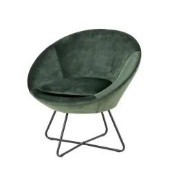 Fotel tapicerowany DELMARO zielony