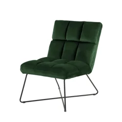 Fotel tapicerowany LILA zielony