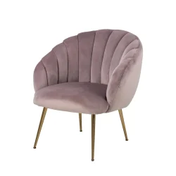 Fotel tapicerowany CLARA różowy