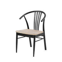 Krzesło FORLI drewniane czarne