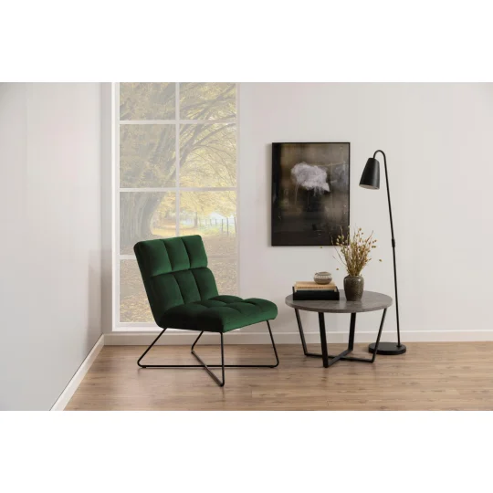 Fotel tapicerowany LILA zielony - Zdjęcie 7
