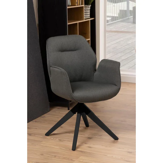 Krzesło tapicerowane ARTEVIA ciemnoszare - Zdjęcie 6