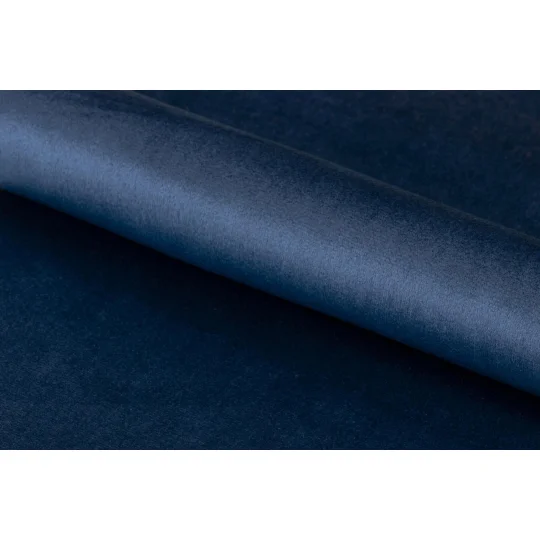 Krzesło tapicerowane NASH niebieskie - nogi czarne - Zdjęcie 5