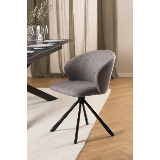 Krzesło tapicerowane VENUS jasnobrązowy - Zdjęcie 5