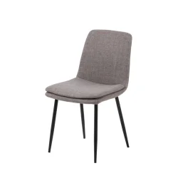Krzesło tapicerowane BALINA jasnobrązowe