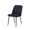 Krzesło tapicerowane DAKOTA niebieskie