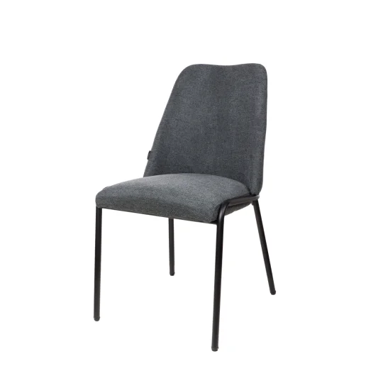Stół HOBART 120x80 + 4 krzesła Santi ciemnoszary - Zdjęcie 6