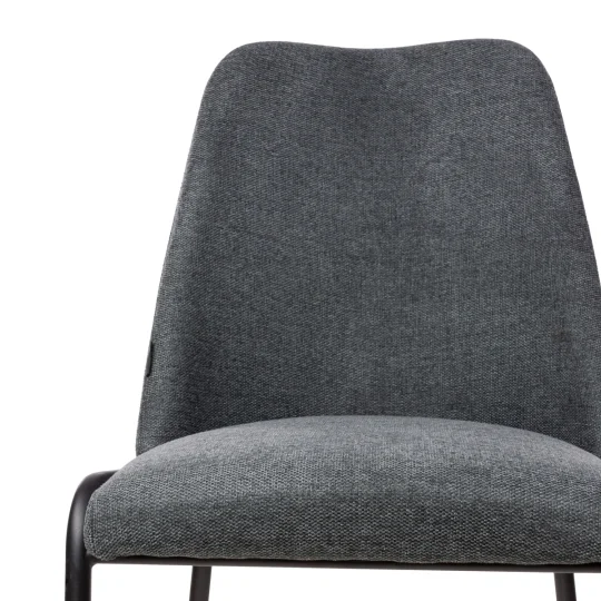 Stół HOBART 120x80 + 4 krzesła Santi ciemnoszary - Zdjęcie 8