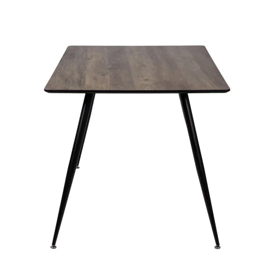 Stół HOBART 120x80 + 4 krzesła OLIVIER czarny - Zdjęcie 5