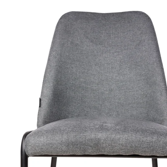 Stół HOBART 120x80 + 4 krzesła SANTI jasnoszary - Zdjęcie 8