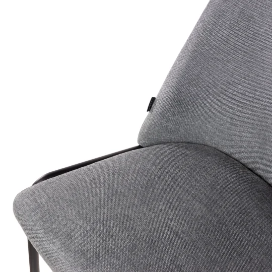 Stół HOBART 120x80 + 4 krzesła SANTI jasnoszary - Zdjęcie 11