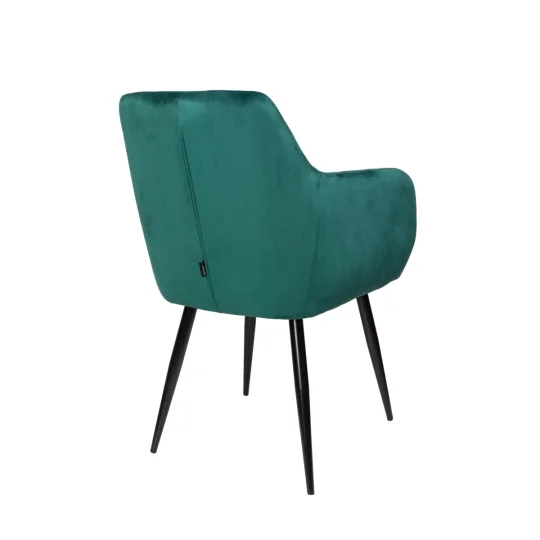 Stół rozkładany LEVIN fi 110 + 4 krzesła MUNIOS BIS zielony - Zdjęcie 10