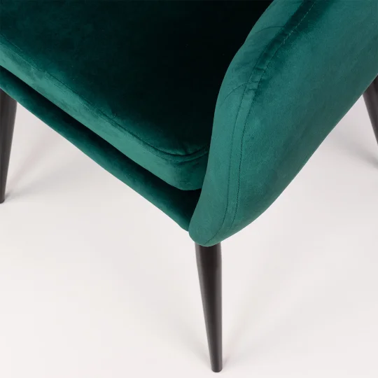 Stół NELSON fi 100 + 4 krzesła MUNIOS BIS zielony - Zdjęcie 10