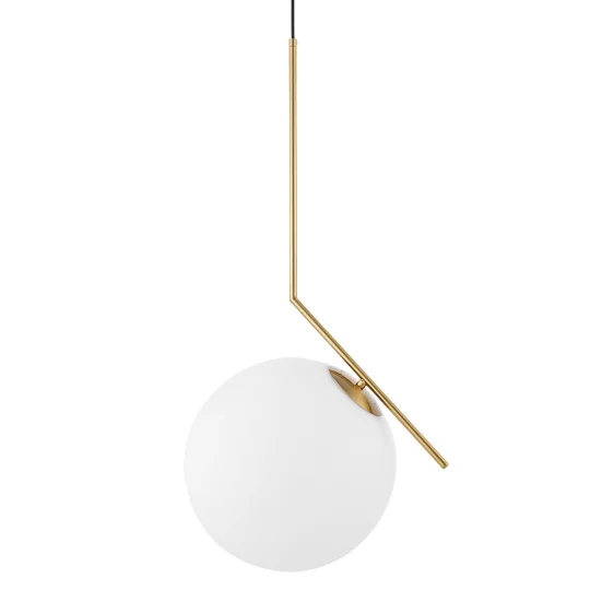 NOWOCZESNA LAMPA WISZĄCA MOSIĘŻNA SORENTO D30					 - Zdjęcie 3