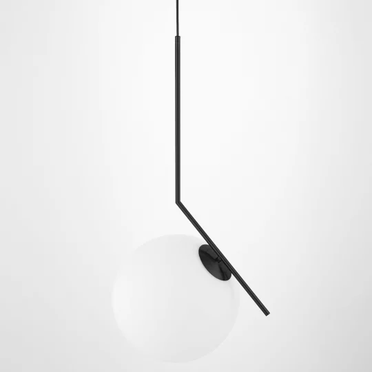 NOWOCZESNA LAMPA WISZĄCA CZARNA SORENTO D30					 - Zdjęcie 5
