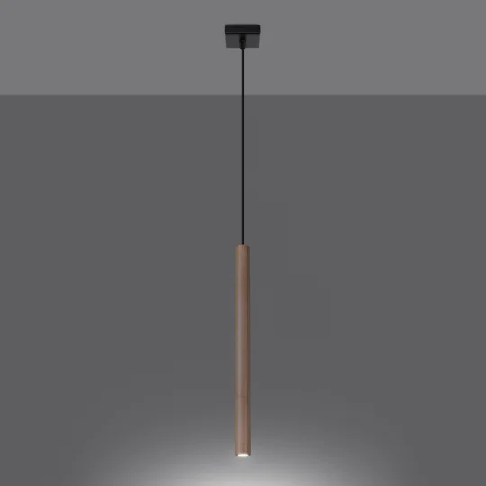 Lampa wisząca PASTELO 1 drewno - Zdjęcie 3