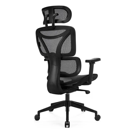 LEVANO SYSTEM Fotel ergonomiczny Control Series Czarny - Zdjęcie 6