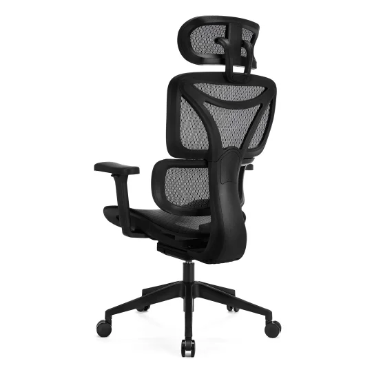 LEVANO SYSTEM Fotel ergonomiczny Control Series Czarny - Zdjęcie 7