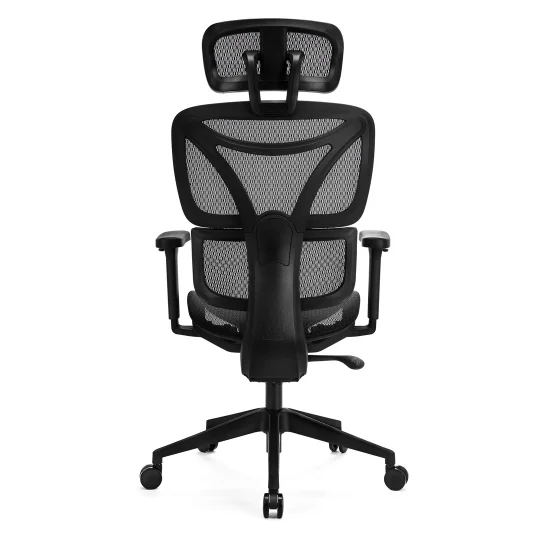 LEVANO SYSTEM Fotel ergonomiczny Control Series Czarny - Zdjęcie 8