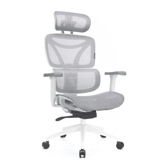 LEVANO SYSTEM Fotel ergonomiczny Control Series Biały - Zdjęcie 3