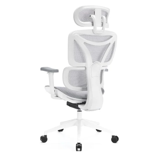 LEVANO SYSTEM Fotel ergonomiczny Control Series Biały - Zdjęcie 6