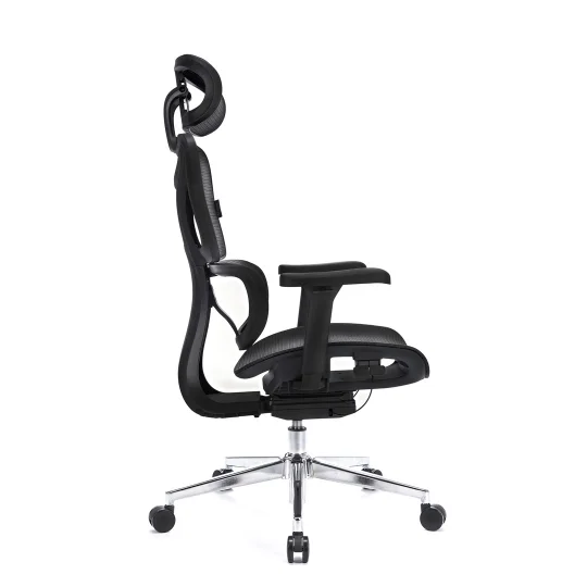 LEVANO SYSTEM Fotel ergonomiczny Control Pro Czarny - Zdjęcie 3