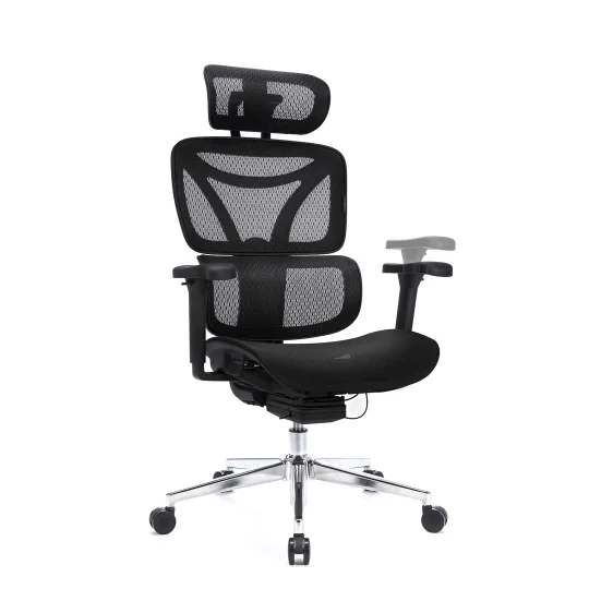 LEVANO SYSTEM Fotel ergonomiczny Control Pro Czarny - Zdjęcie 5