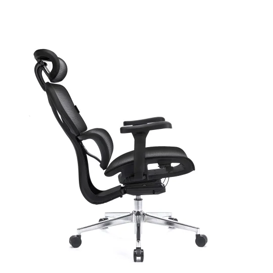 LEVANO SYSTEM Fotel ergonomiczny Control Pro Czarny - Zdjęcie 7