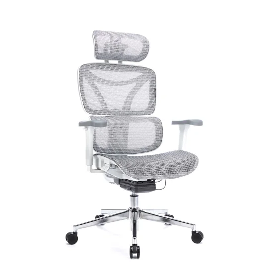 LEVANO SYSTEM Fotel ergonomiczny Control Pro Biały - Zdjęcie 3