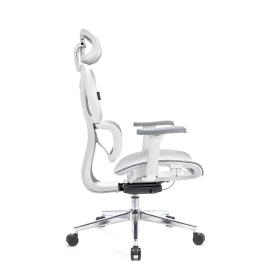 LEVANO SYSTEM Fotel ergonomiczny Control Pro Biały - Zdjęcie 6